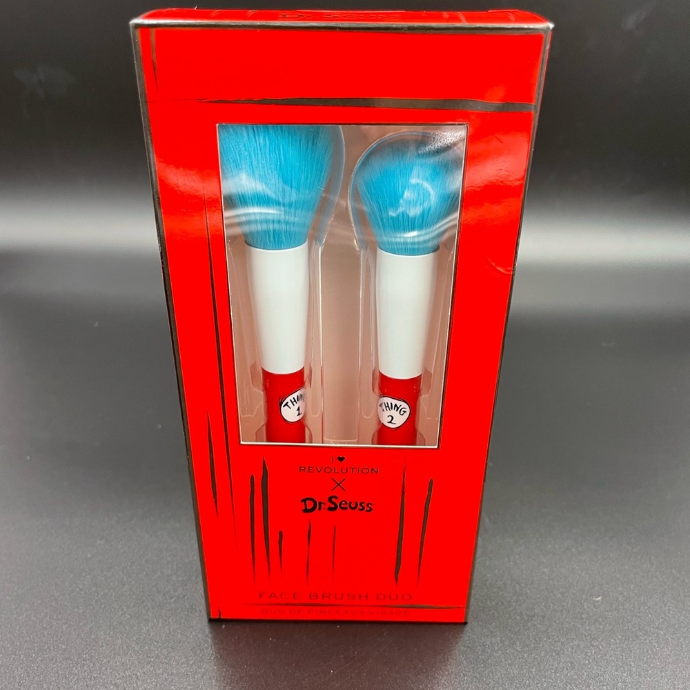Dr. Seuss Revolution Thing 1 & Thing 2 Face Brush Duo